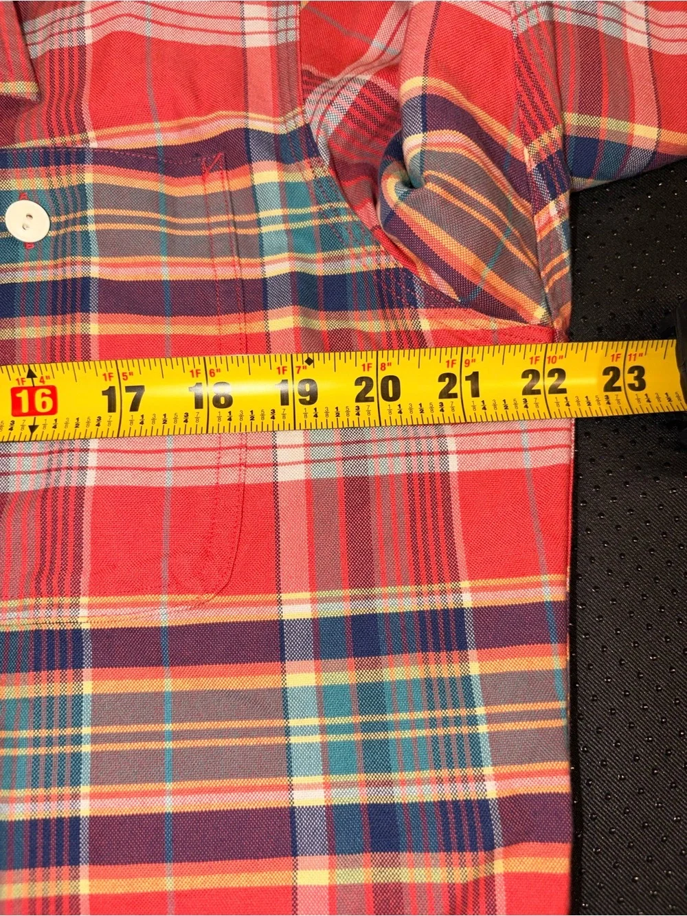 Polo Ralph Lauren Mens ‘s Small Classic Fit Long Sleeve Plaid Cotton Workshirt